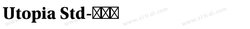 Utopia Std字体转换